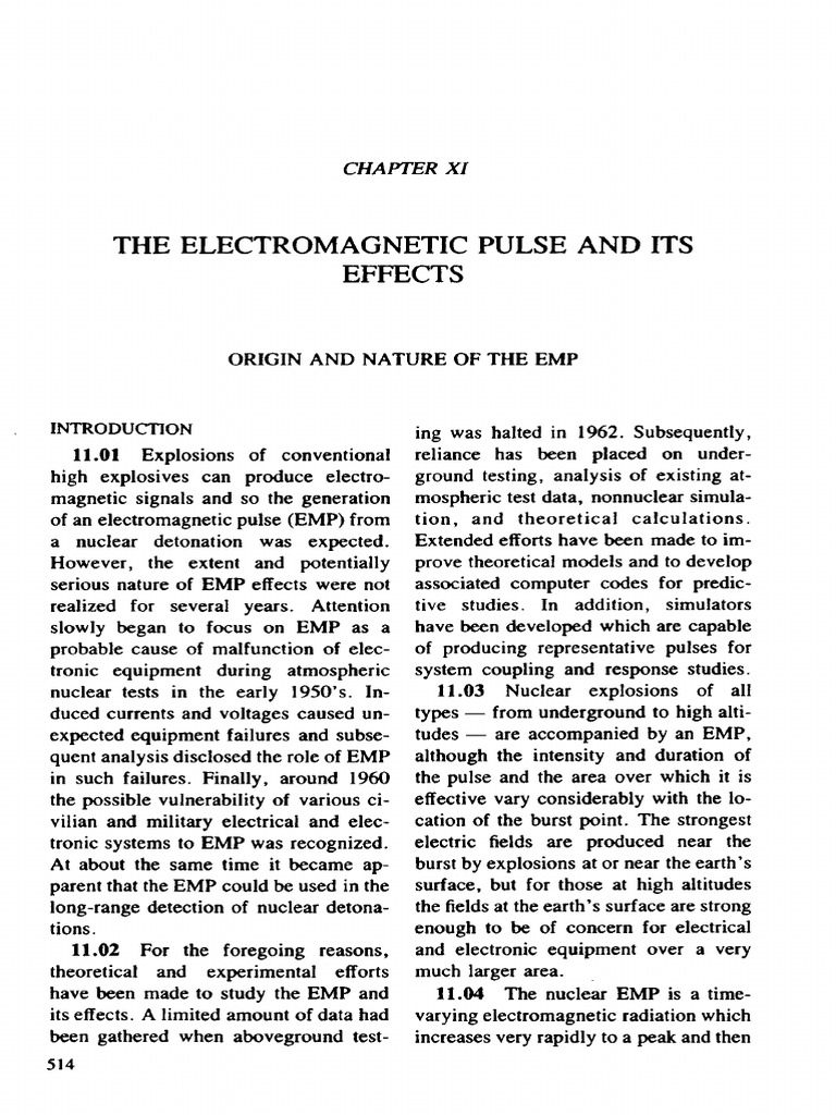 Understanding Electromagnetic Pulse Effects | PDF | Electromagnetic ...
