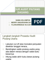 Pertm 1 - Prosedur Audit Piutang Dagang