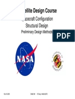 Satellite Design Course Spacecraft Configuration Structural Design Preliminary Design Methods