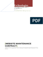 AVAN Technologies: Website Maintenance Contract