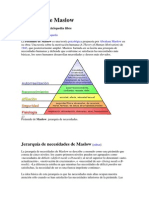 Pirámide de Maslow