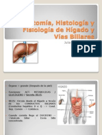 Anatomia, Histologia y Fisiologia Del Higado y Visicula Viliar