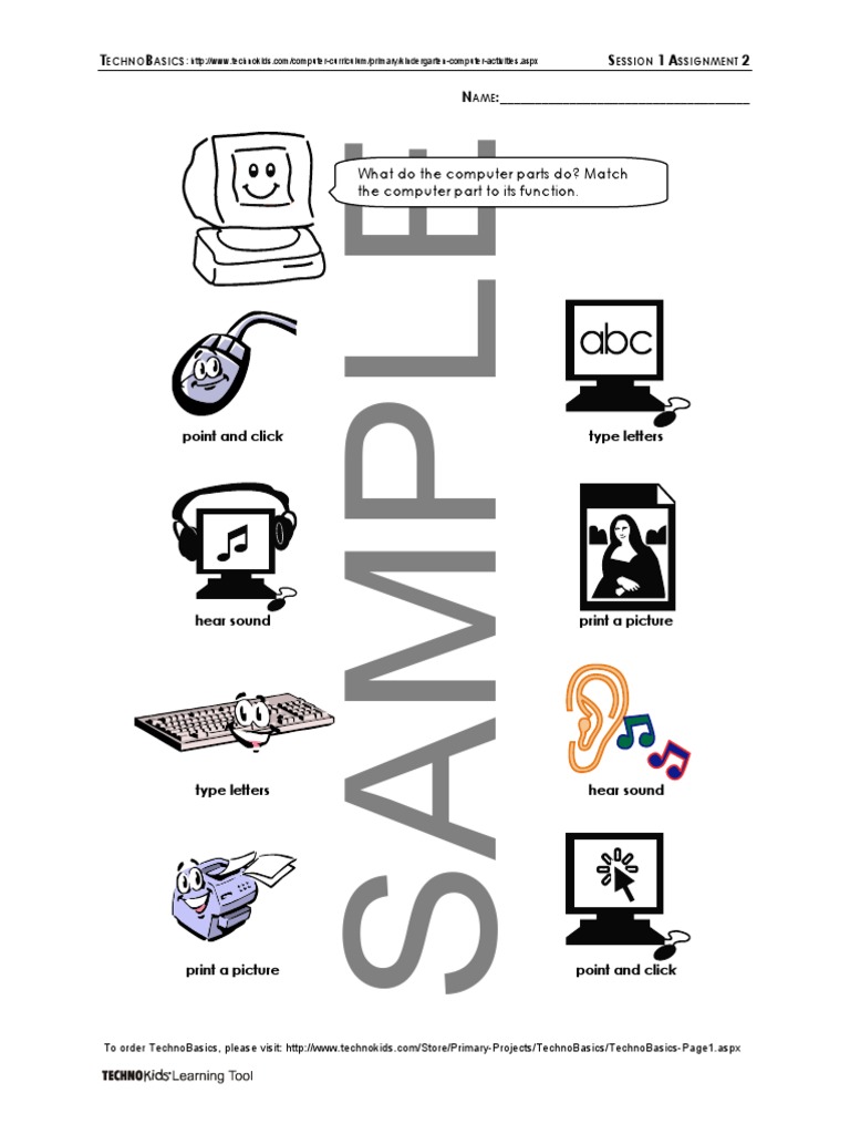 Basics Kindergarten Computer Activities | PDF | Computing | Computing ...