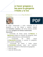 Cómo Hacer Grageas o Pastillas para La Garganta Irritada y La Tos