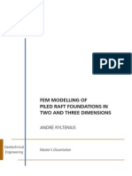 Fem Modelg of Rafton Piles