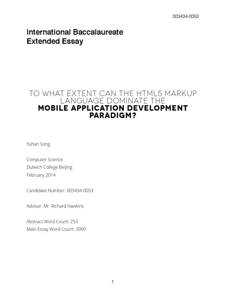 To What Extent Can The HTML5 Markup Language Dominate The Mobile ...