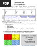 literature circles  stage 1 instructions