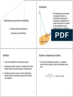 2- Kinematics of Mechanisms- Instantaneous Center Method