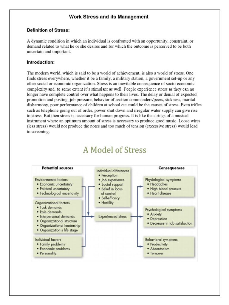 Stress Management | PDF