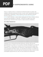 10 HISTÓRIAS SURPREENDENTES SOBRE NINJAS