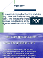 6.3 Classification of Organism Preface