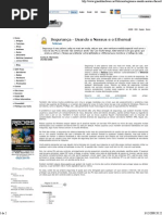 Segurança - Usando o Nessus e o Ethereal