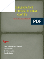  Premalignant Conditions of Oral Cavity 