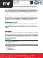 A Workshop On "Android Application Development" Presented by Magniva Technology Pvt. LTD