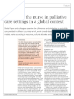 Role of nurses in global palliative care