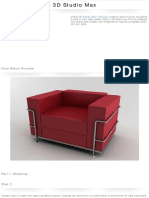 3D Studio Max Tutorial Design A Sofa