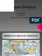 Tugas Presentasi Sejarah Tentang Kerajaan Sriwijaya