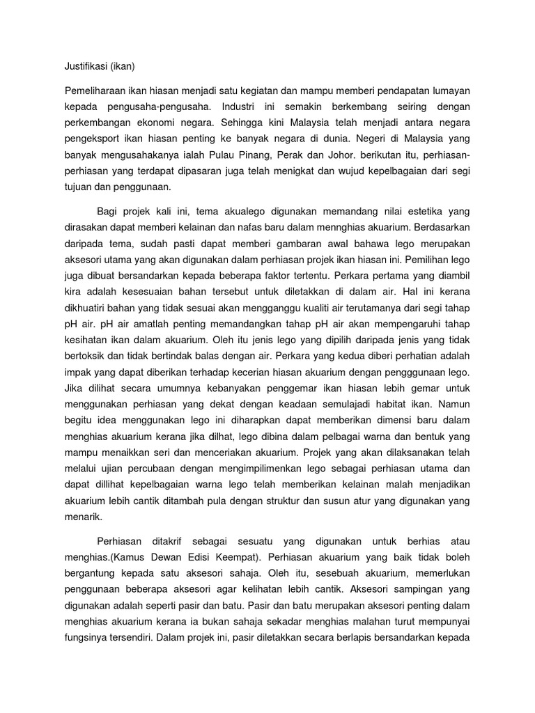 Justifikasi