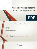 Antacidi, Antisekretorni Lekovi I Mukoprotektivi