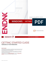 EndNote x7 Getting Started Guide