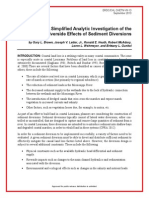 USACE Technical Note - A Simplified Analytic Investigation of The Riverside Effects of Sediment Diversions Sept 2013