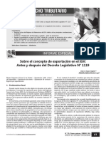 RAMOS ANGELES, Jesús y AGÜERO HERRERA, Alejandra - El Concepto de Exportación en El IGV y El DL 1119 PDF