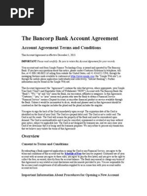 Simple Bank Agreement