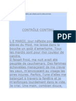 CONTRÔLE CONTINU LE MARDI, Jour Néfaste Pour Les Élèves Du Msid