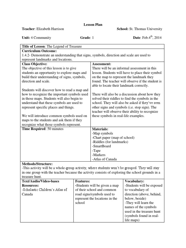 Lesson Plan | PDF | Lesson Plan | Map