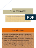 CH:11 FEMA-1999: Foreign Exchange Management Act