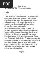Pensamentos - Thomas Merton