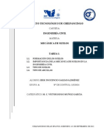 Tarea 1. Introduccion A La Mecanica de Suelos