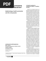 Ayres, J.R.d.C.M. - Epidemiologia, Promocao Da Saude e o Paradoxo Do Risco