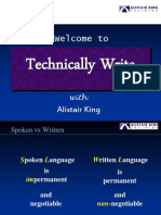 Welcome To: Technically Write
