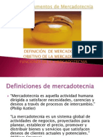 Fundamentos de Mercadotecnia