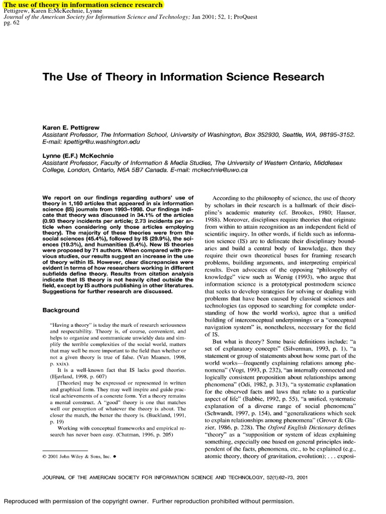 Journal of The American Society For Information Science and Technology ...