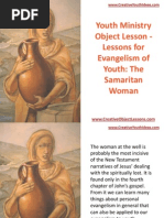 Download Youth Ministry Object Lesson - Lessons for Evangelism of Youth - The Samaritan Woman by k_sapp SN211538957 doc pdf