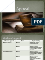 Report on Appeal