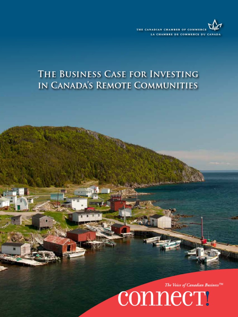 1109 the Business Case for Investing in Canadas Remote Communities