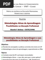 m Metodologias Ativas de Aprendizagem Em EP