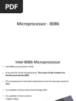 Microprocessor 8086