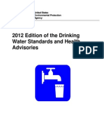 Drinking Water Standards 2012