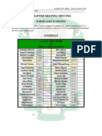 Chapter Meeting Minutes New Template