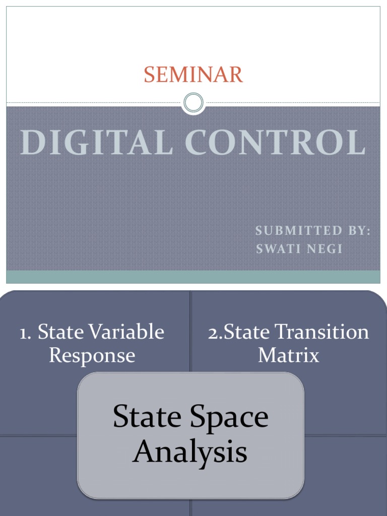L1 State Space Analysis | PDF | System Of Linear Equations | Matrix ...