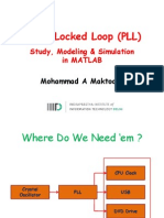 Phase Locked Loop (PLL) : Study, Modeling & Simulation in Matlab