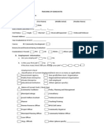 Tracking of Graduates New 1