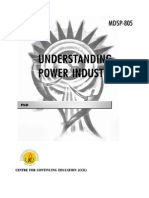 MDSP 805 Understanding Power Industry New