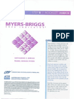 Myers Briggs Form M Questions