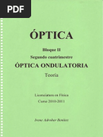 Teoría Óptica Ondulatoria | PDF