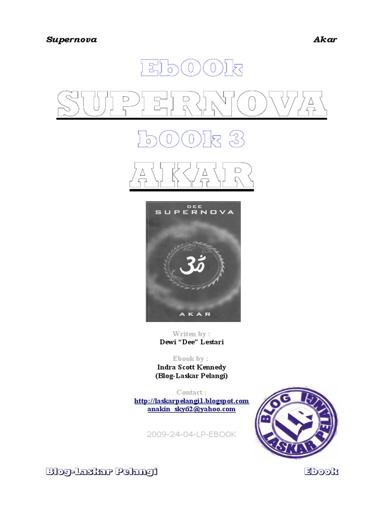 Supernova A Kar | PDF | Seni & Disiplin Bahasa
